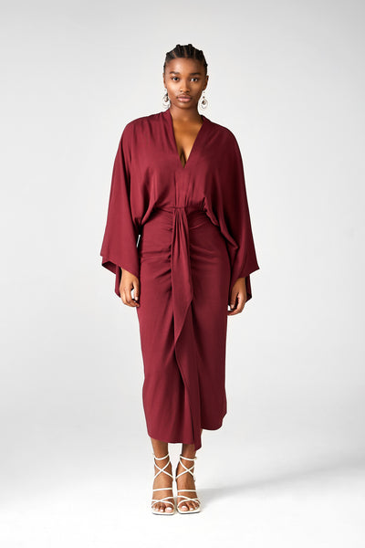 Quest Dress | Burgundy
