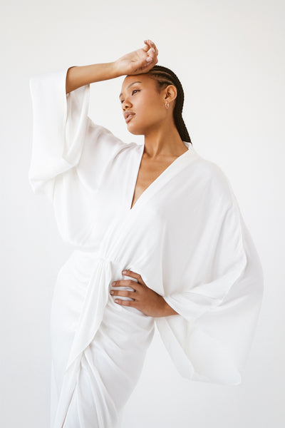 Quest Dress | Pearl White