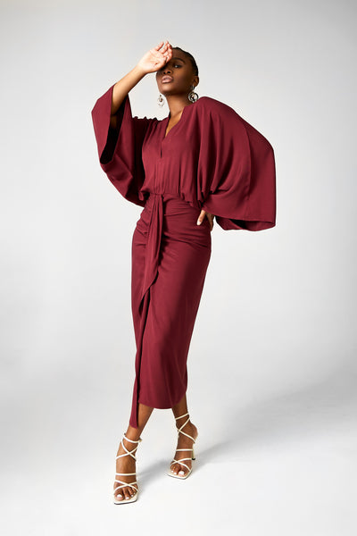 Quest Dress | Burgundy