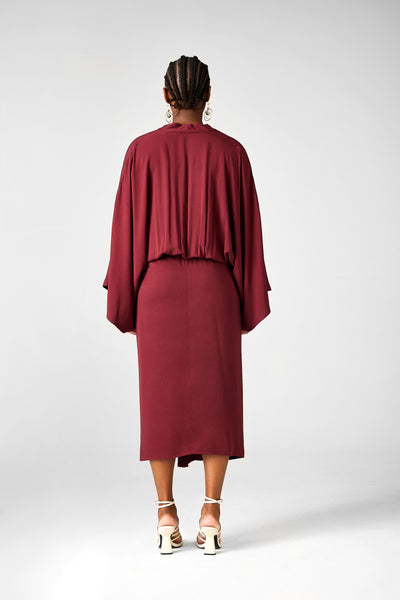 Quest Dress | Burgundy