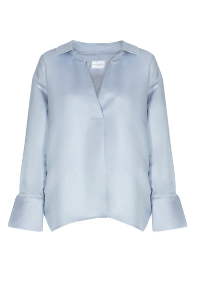 Stark Shirt | Pastel Blue *100% Linen*