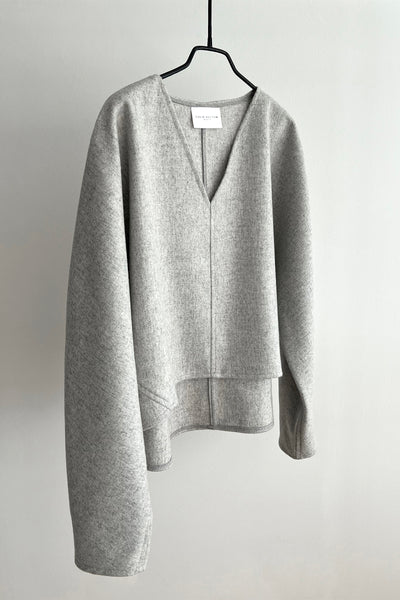 Weather Sweater | Grey Melange *100% Wool*