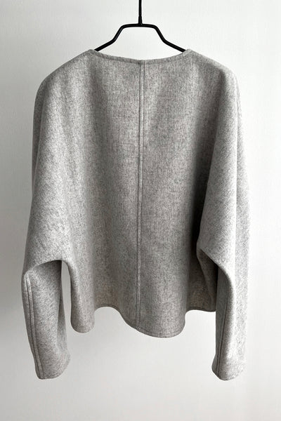 Weather Sweater | Grey Melange *100% Wool*