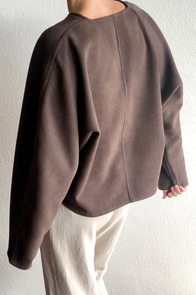 Gold Bottom Weather Sweater Chocolate Brown 3